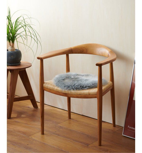 journal standard Furniture「SHEEPSKIN SEAT PAD　シープスキン シートパッド 35&times;35cm」|その他|グレー