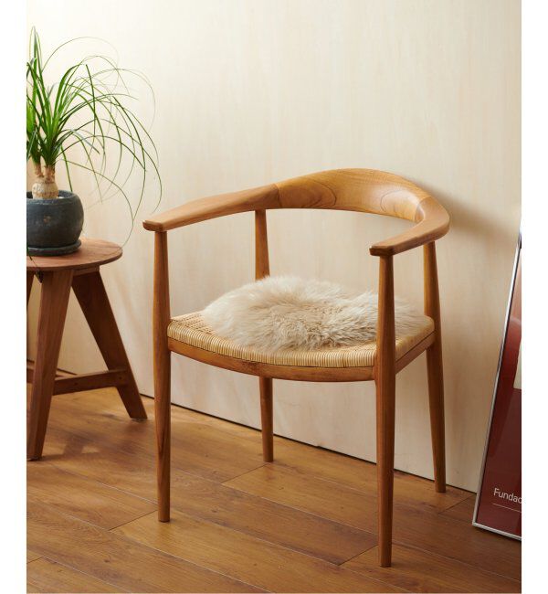 journal standard Furniture「SHEEPSKIN SEAT PAD　シープスキン シートパッド 35&times;35cm」|その他|ナチュラル