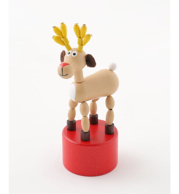 journal standard Furniture「【DETOA/デトア】 Wooden Push Up Toy Reindeer　プッシュトイ　」|その他|