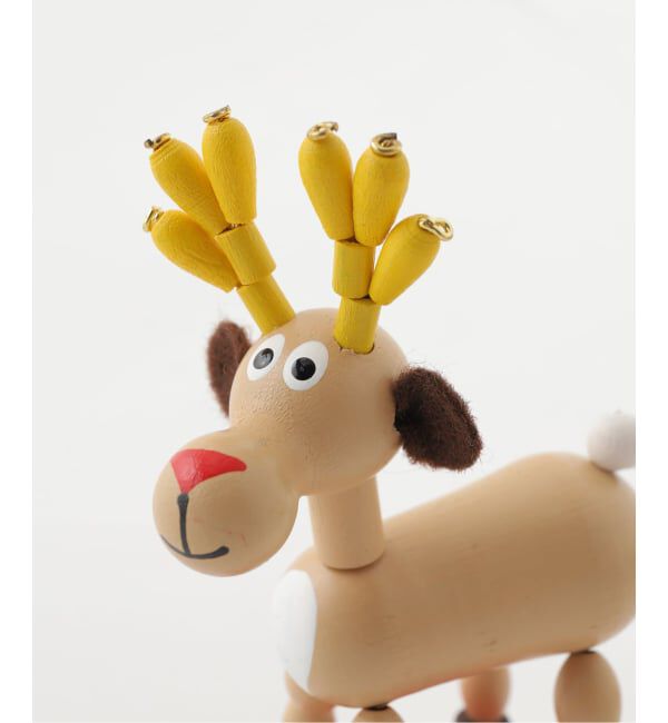 journal standard Furniture「【DETOA/デトア】 Wooden Push Up Toy Reindeer　プッシュトイ　」|その他|