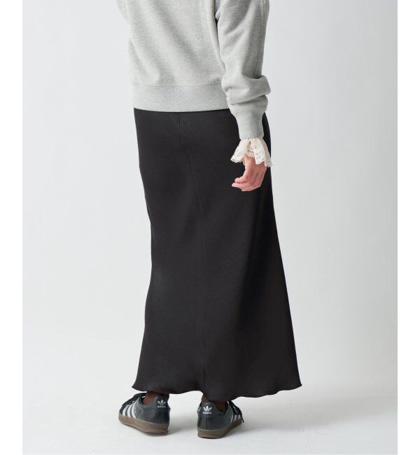 IENA「《追加9》ダブルサテンスカート」|スカート|