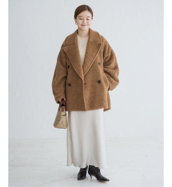 IENA「《追加9》ダブルサテンスカート」|スカート|