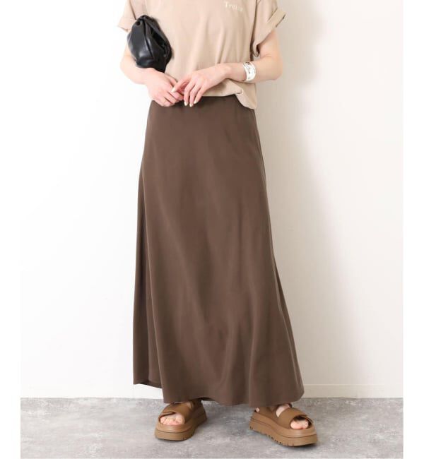 SLOBE IENA「《3サイズ展開/追加3》フィブリルマーメイドフレアスカート」|スカート|