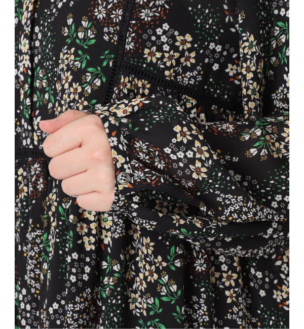 SLOBE IENA「《WEB限定/追加3》FLOWER PRINT ワンピース」|ワンピース|
