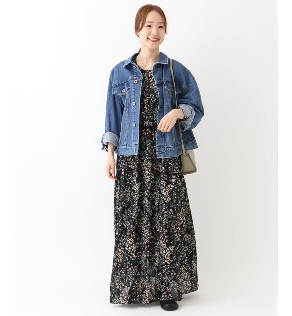 SLOBE IENA「《WEB限定/追加4》FLOWER PRINT ワンピース」|ワンピース|