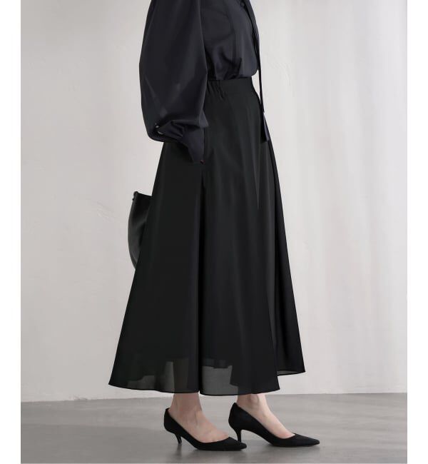 IENA「&NAVY シアーピンタックスカート」|スカート|