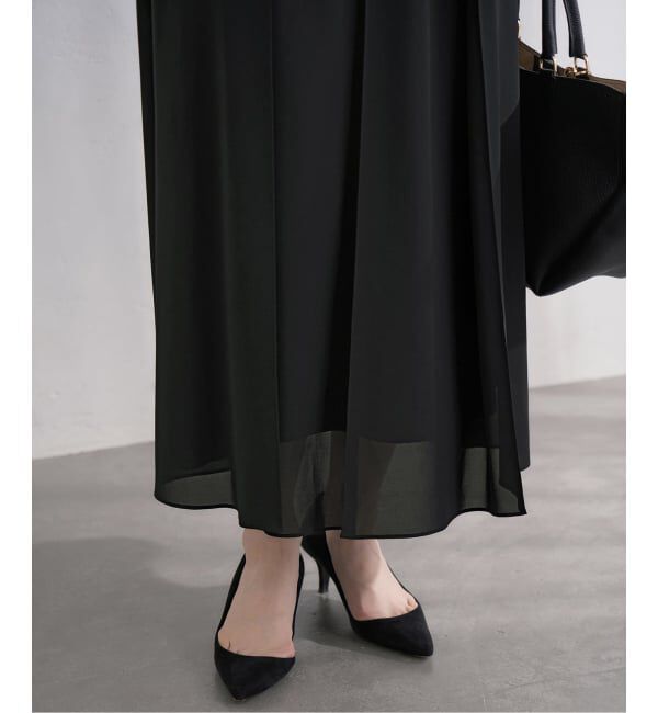 IENA「&NAVY シアーピンタックスカート」|スカート|