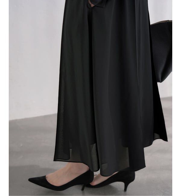 IENA「&NAVY シアーピンタックスカート」|スカート|