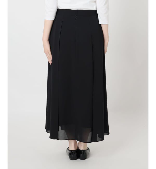IENA「&NAVY シアーピンタックスカート」|スカート|