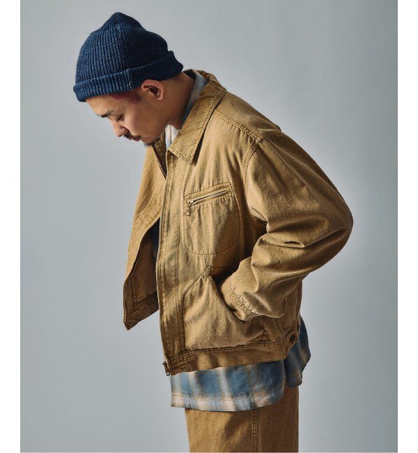 J.S.Homestead「J.S.Homestead / Stead ピグメントキャンバス ジップジャケット」|その他|