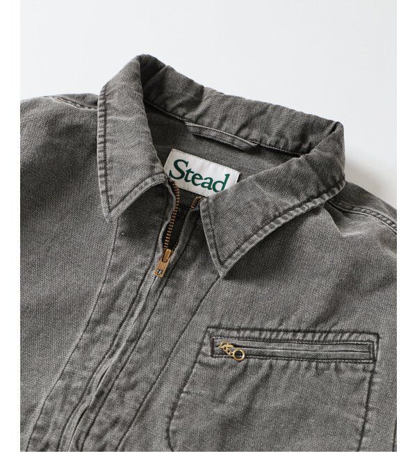 J.S.Homestead「J.S.Homestead / Stead ピグメントキャンバス ジップジャケット」|その他|