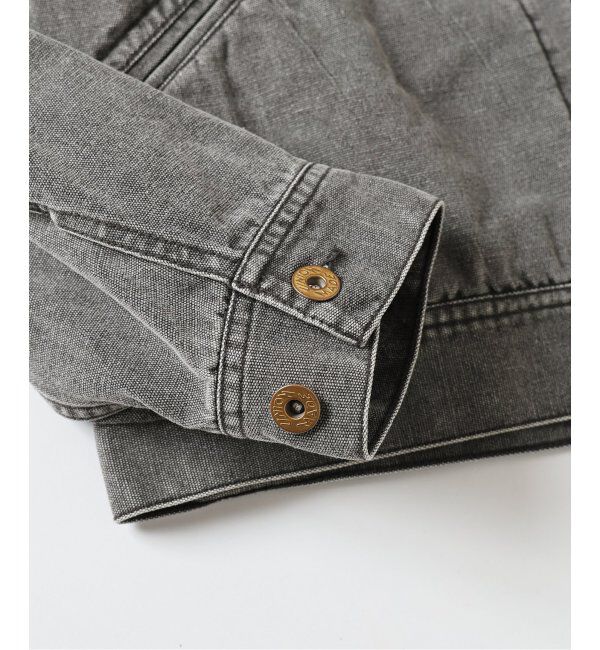 J.S.Homestead「J.S.Homestead / Stead ピグメントキャンバス ジップジャケット」|その他|