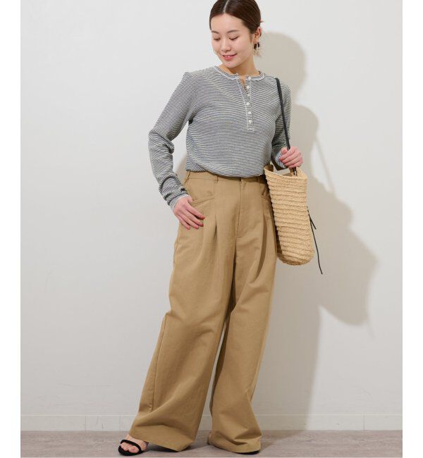 JOURNAL STANDARD relume「ベアテレコ2WAYヘンリーネックプルオーバー」|Tシャツ・カットソー|