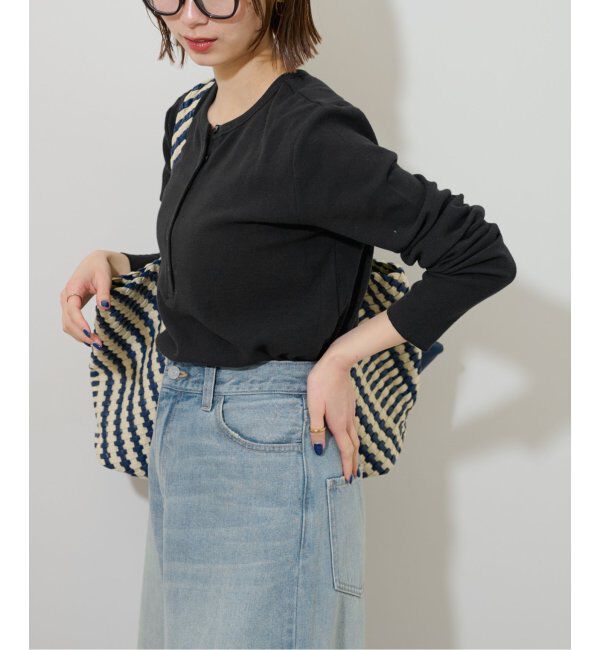 JOURNAL STANDARD relume「ベアテレコ2WAYヘンリーネックプルオーバー」|Tシャツ・カットソー|