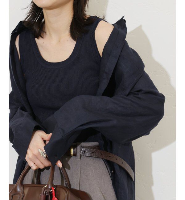 JOURNAL STANDARD「《追加2》Uネックニットタンク」|タンクトップ|ネイビー