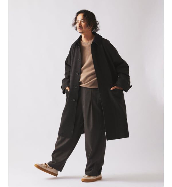 ハイランド ウール バルカラー コート（JOURNAL STANDARD relume