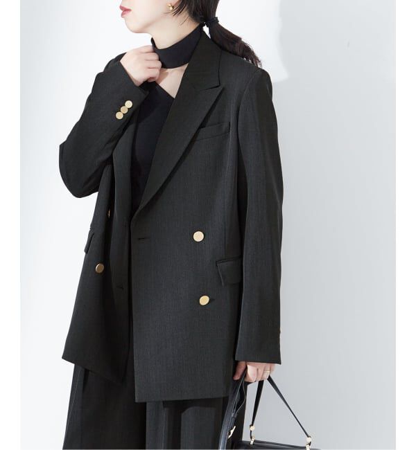 journal standard L'essage「《追加6》ヴィスポリギャバブレザージャケット」|テーラードジャケット|