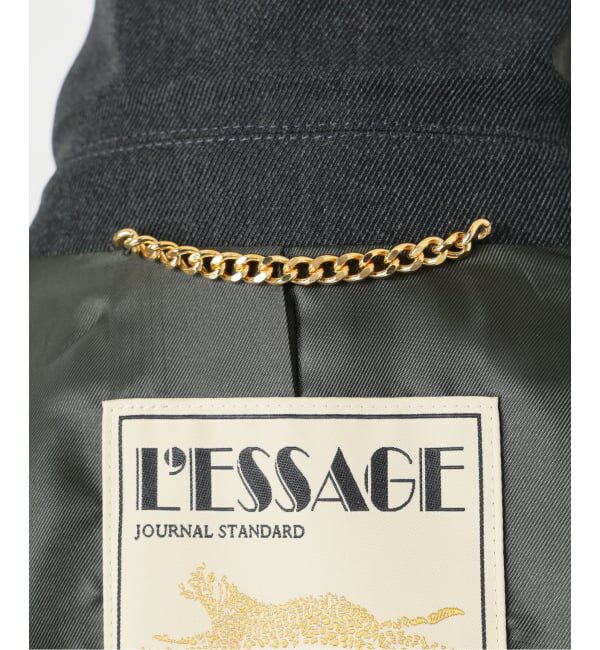 journal standard L'essage「《追加6》ヴィスポリギャバブレザージャケット」|テーラードジャケット|