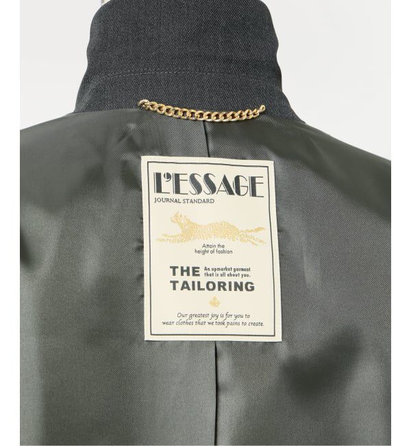 journal standard L'essage「《追加6》ヴィスポリギャバブレザージャケット」|テーラードジャケット|
