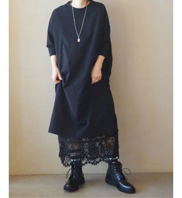 journal standard luxe「《予約》クラシック天竺スタンダードクルーネックワンピース」|ワンピース|