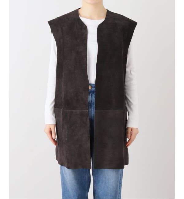 journal standard luxe「スウェードベスト」|ダウンベスト・ベスト|ブラウン
