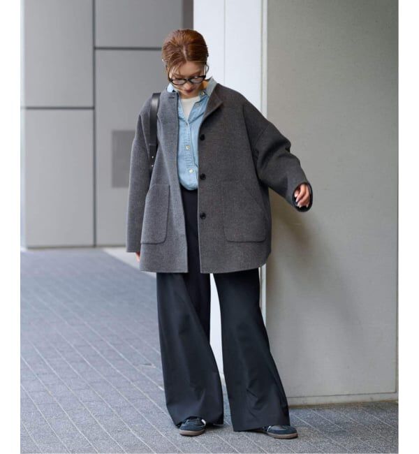 ≪WEB限定追加≫ハミルトンリバークルーネックコート（FRAMeWORK