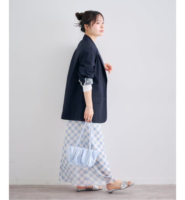 U by SPICK&SPAN「《予約》レースボンディングオーバージャケット」|テーラードジャケット|