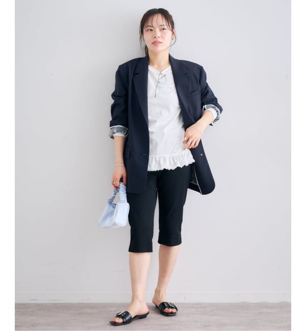 U by SPICK&SPAN「《予約》レースボンディングオーバージャケット」|テーラードジャケット|