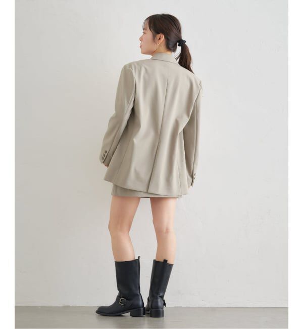 U by SPICK&SPAN「《予約》レースボンディングオーバージャケット」|テーラードジャケット|