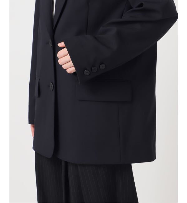 U by SPICK&SPAN「《予約》レースボンディングオーバージャケット」|テーラードジャケット|