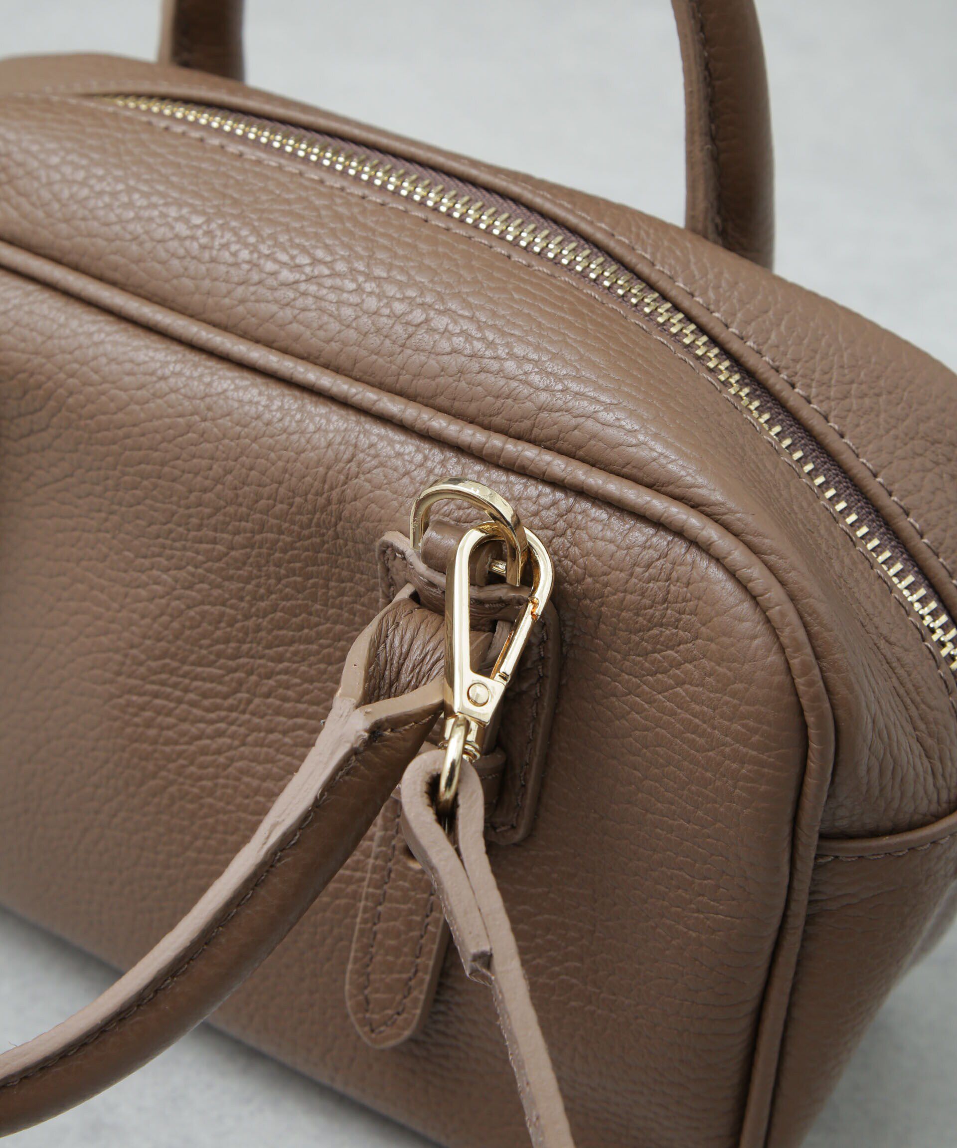 nano･universe「MARCO BIANCHINI/2WAY レザーミニボストンバッグ」|ショルダー・メッセンジャー|