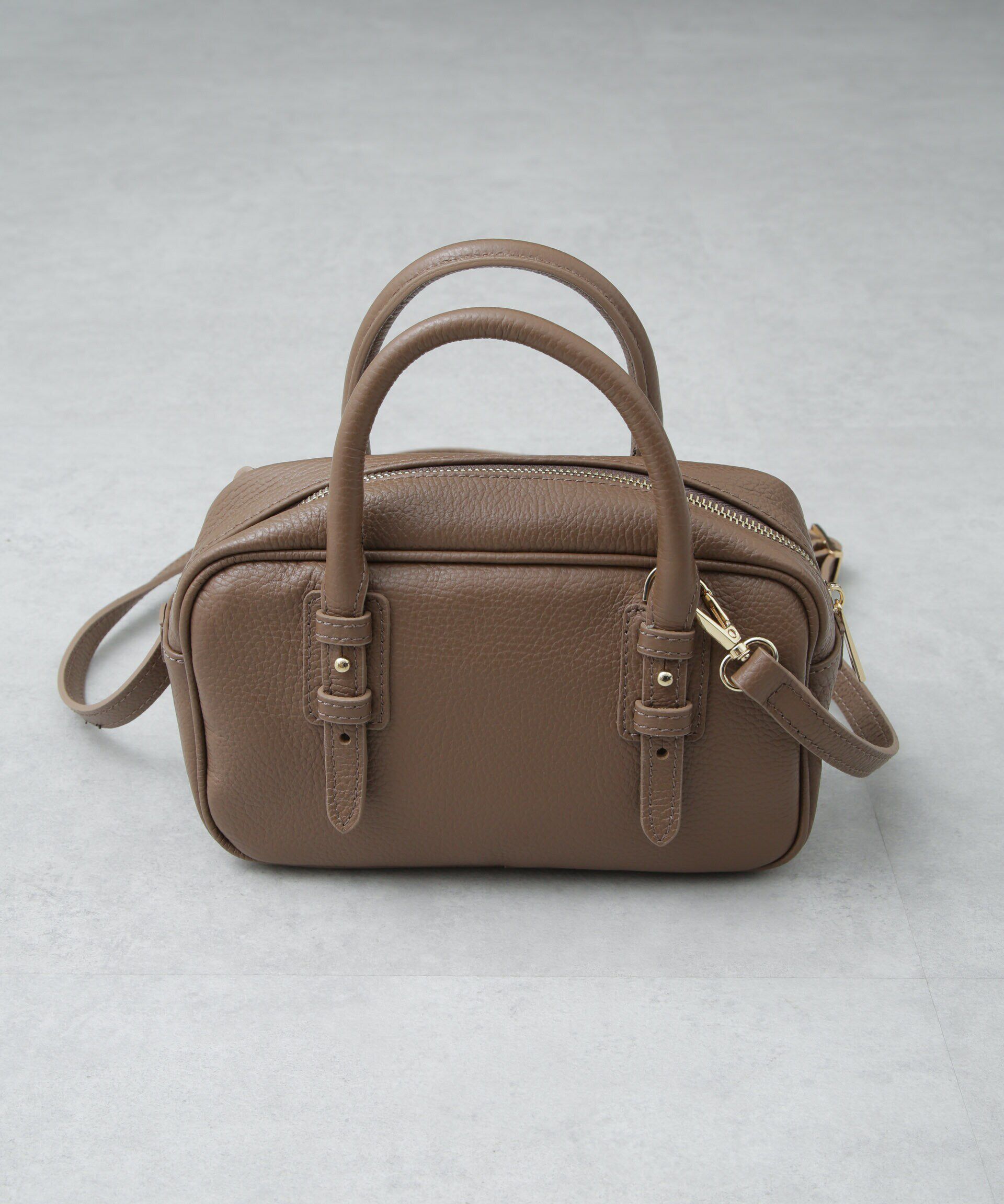 nano･universe「MARCO BIANCHINI/2WAY レザーミニボストンバッグ」|ショルダー・メッセンジャー|