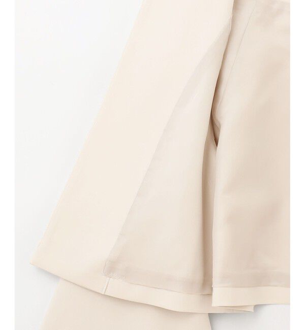 any SiS「【洗える】セレモニークロップド ジャケット」|ノーカラージャケット|