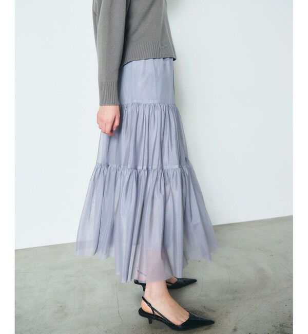 Diagram「チュールティアードスカート」|スカート|グレー