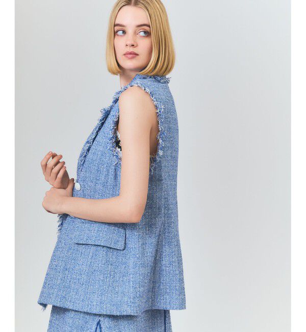 Grace Class「シャンブレーツイードジレ」|ベスト・ジレ|