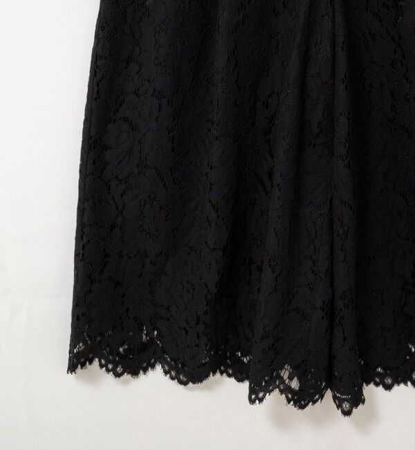 NOLLEY'S「クロップドワイドレースパンツ」|キュロット|