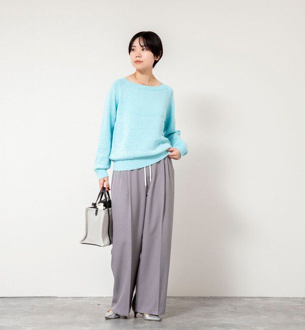 Rie Miller「《手洗い可能》ボートネックプルオーバーテープヤーン」|ニット・セーター|
