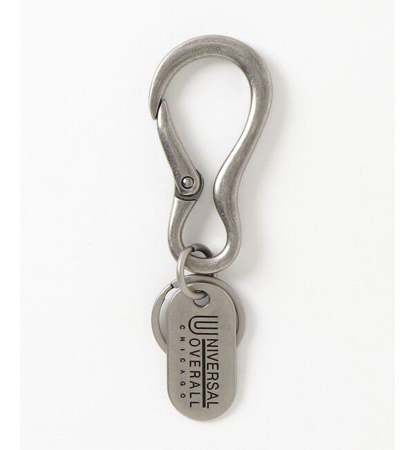 GLOSTER「【UNIVERSAL OVERALL/ユニバーサルオーバーオール】カラビナ キーリング」|キーケース|シルバー系その他