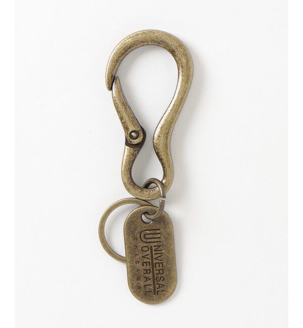 GLOSTER「【UNIVERSAL OVERALL/ユニバーサルオーバーオール】カラビナ キーリング」|キーケース|ゴールド系その他