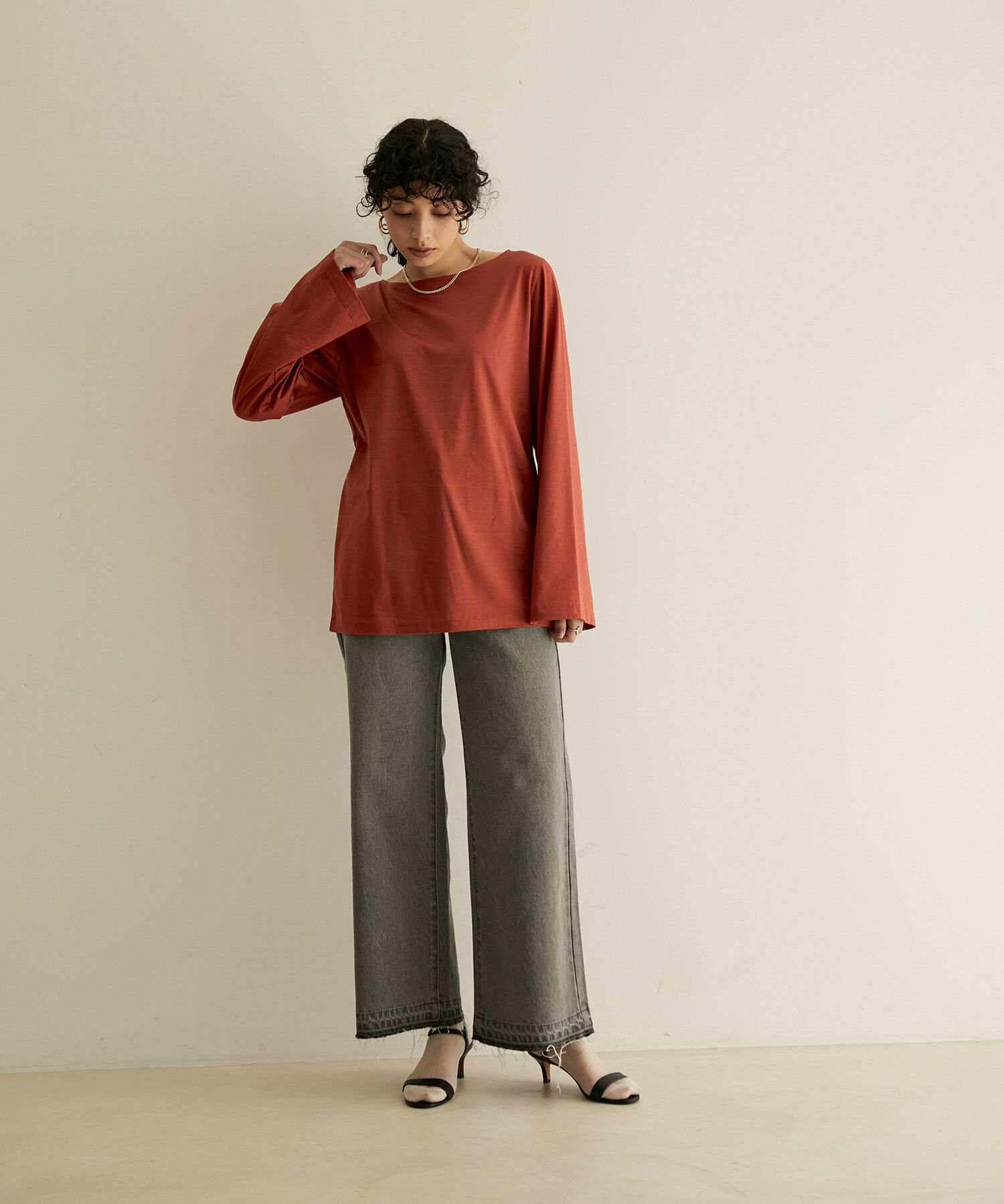 SALON adam et rope'「【UVカット】prima zymフレアースリーブTシャツ」|Tシャツ・カットソー|