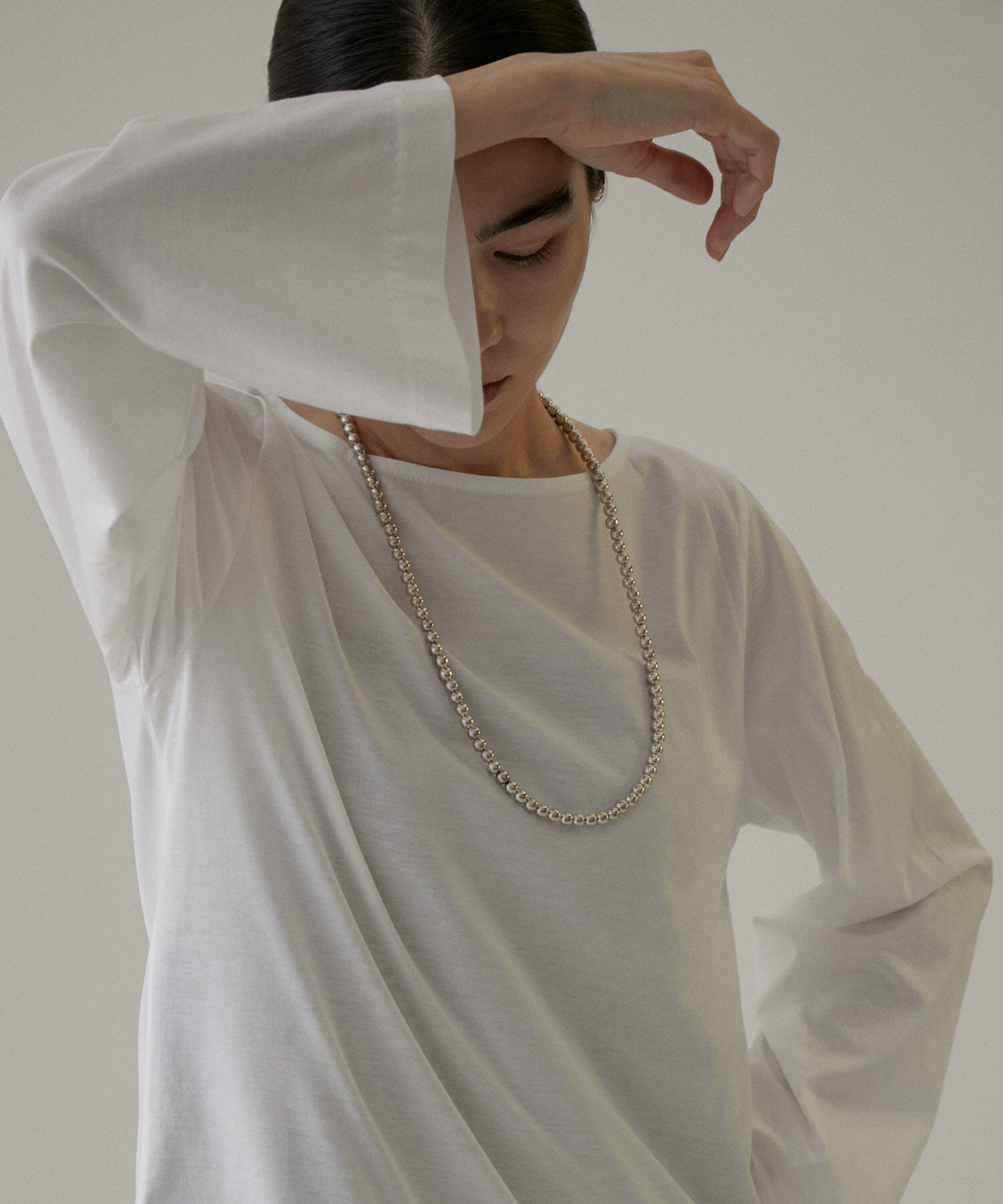 SALON adam et rope'「【UVカット】prima zymフレアースリーブTシャツ」|Tシャツ・カットソー|ホワイト(10)