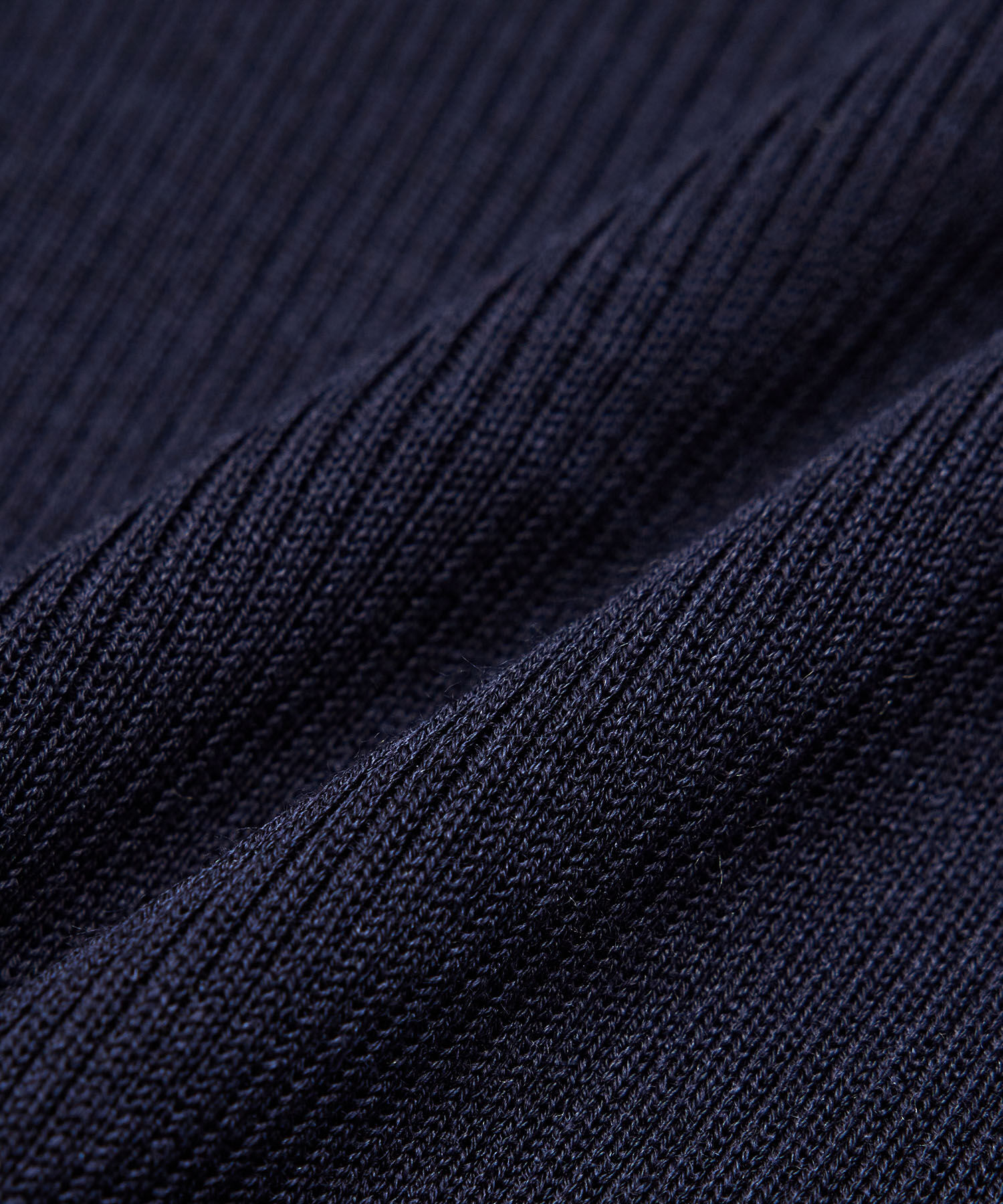 ROPE「【洗える】シルク100％ 5分袖リブトップス/スキンニット」|Tシャツ・カットソー|