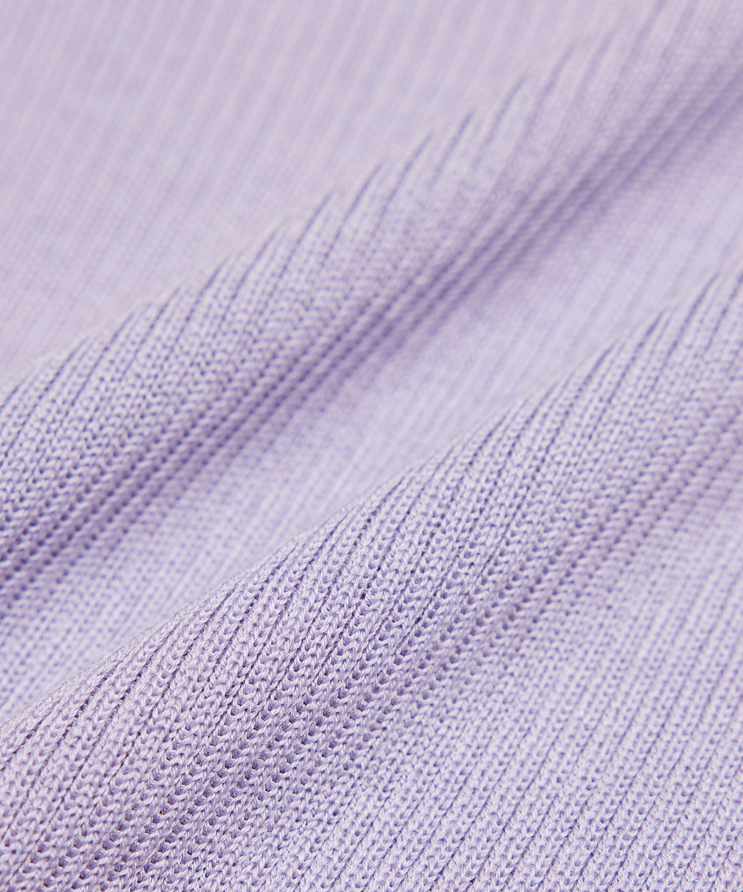 ROPE「【洗える】シルク100％ 5分袖リブトップス/スキンニット」|Tシャツ・カットソー|