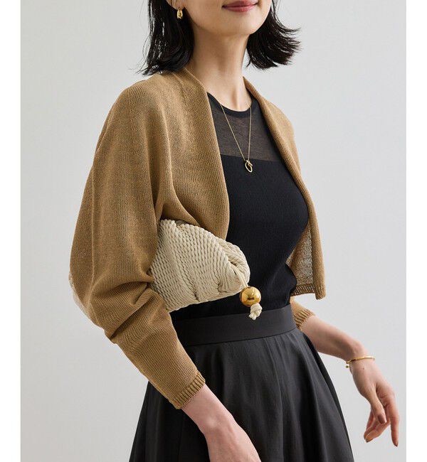 ROPE「ホールガーメント ボレロニットカーディガン」|ニット・セーター|