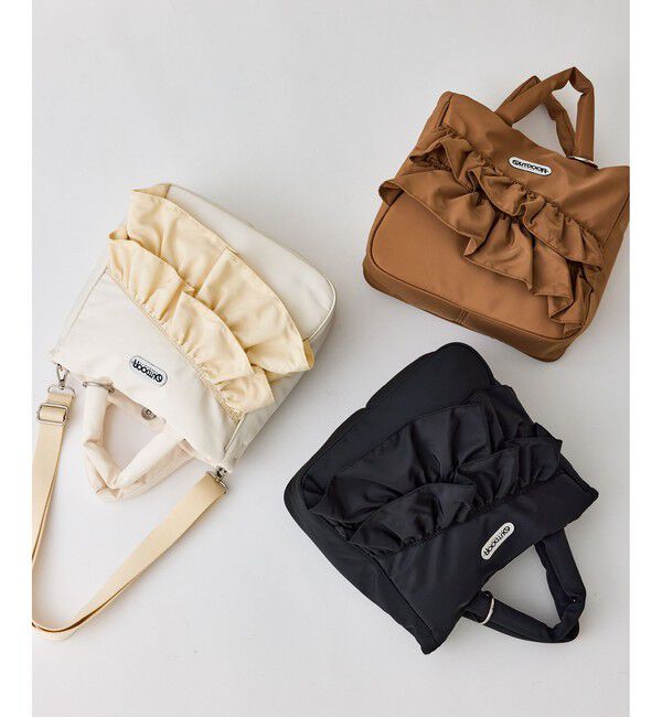 VIS「【OUTDOOR PRODUCTS】VIS別注2WAYフリルトートバッグ」|トートバッグ|