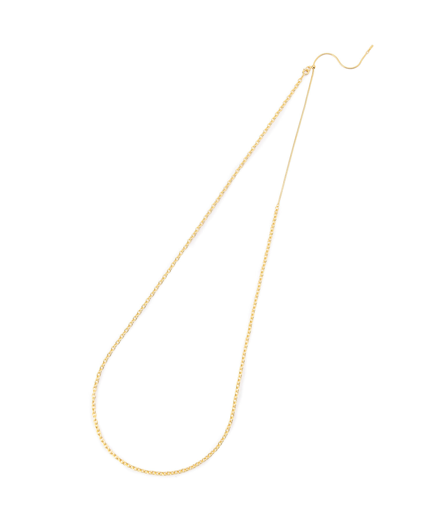 ADAM ET ROPE'「【LES BIJOUX】チェーンコンビスライドネックレス」|ネックレス|