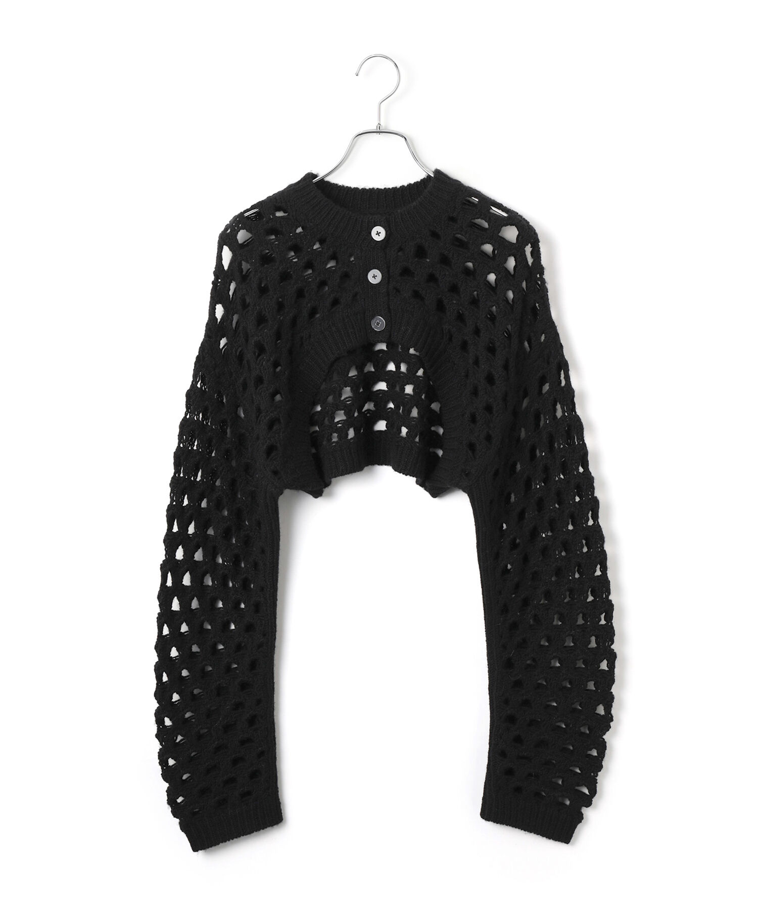 ADAM ET ROPE'「アイレットボレロカーディガン」|カーディガン|