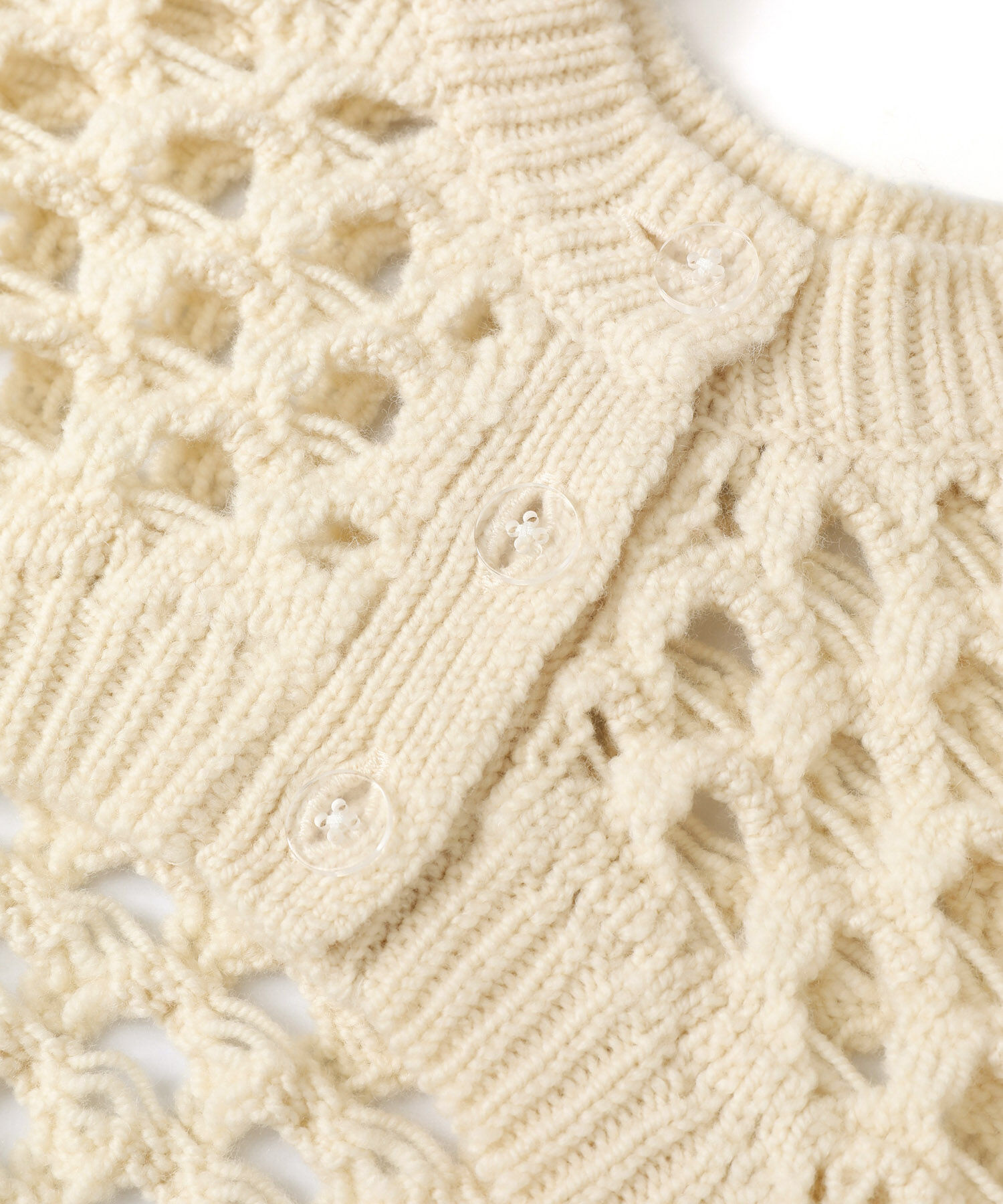 ADAM ET ROPE'「アイレットボレロカーディガン」|カーディガン|