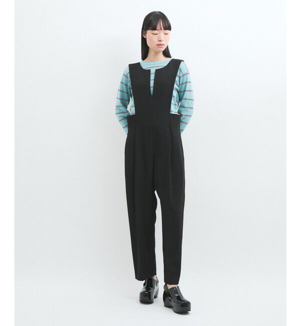 ADAM ET ROPE'「【オケージョン】バレルロンパース」|オールインワン|