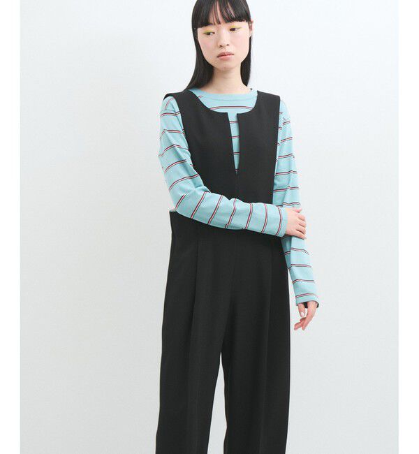 ADAM ET ROPE'「【オケージョン】バレルロンパース」|オールインワン|